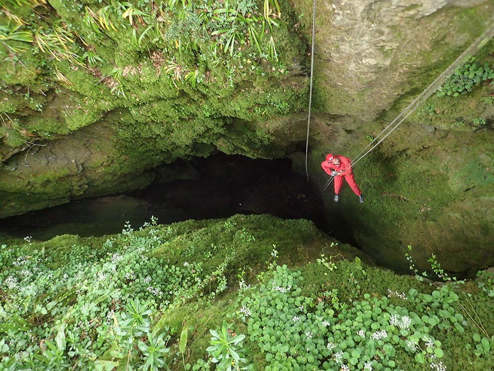 spéléo sportive bivouac gouffre de Bexanka