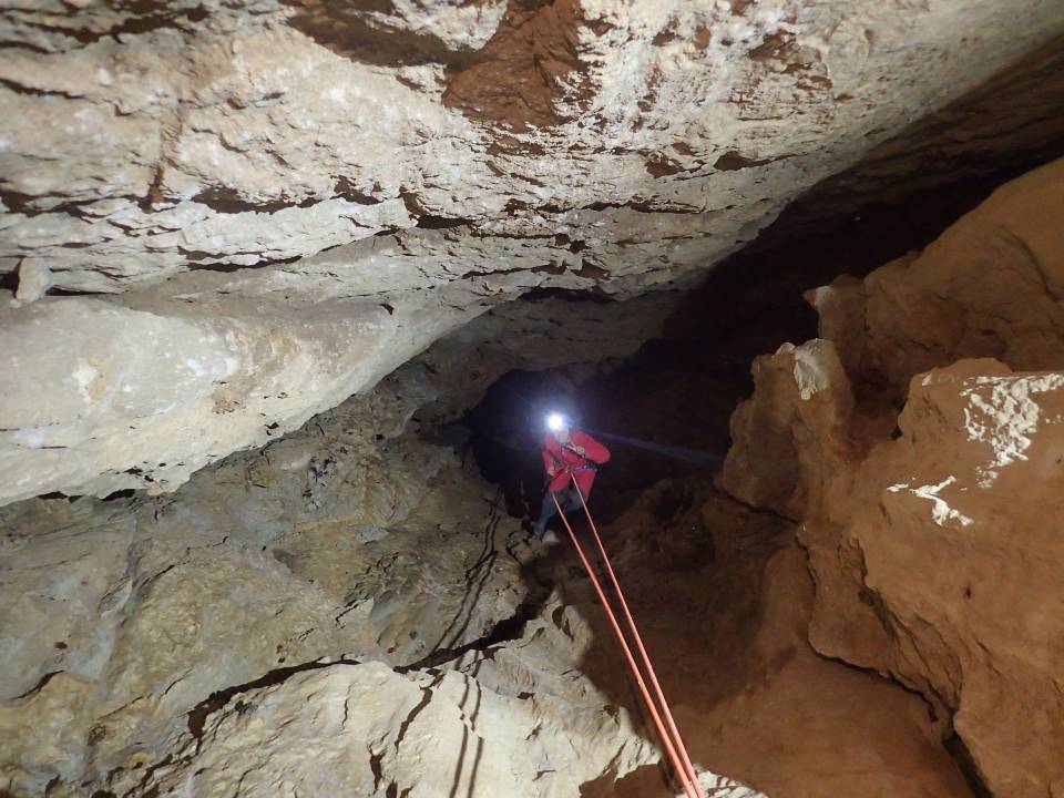 spéléo sportive traversée Espiaube