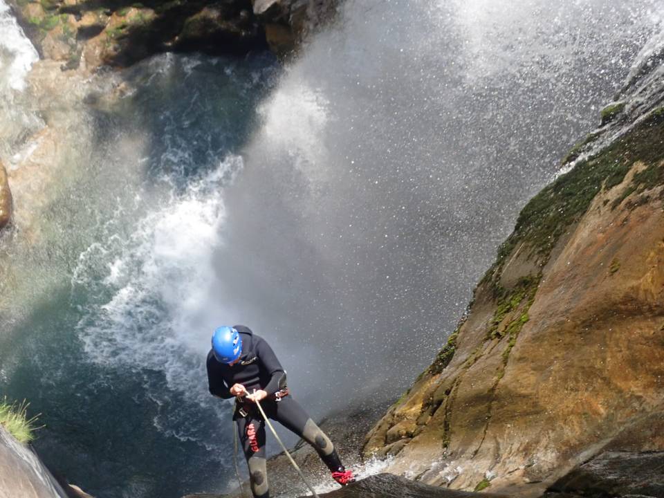 formation canyoning préparation au test d'entrée