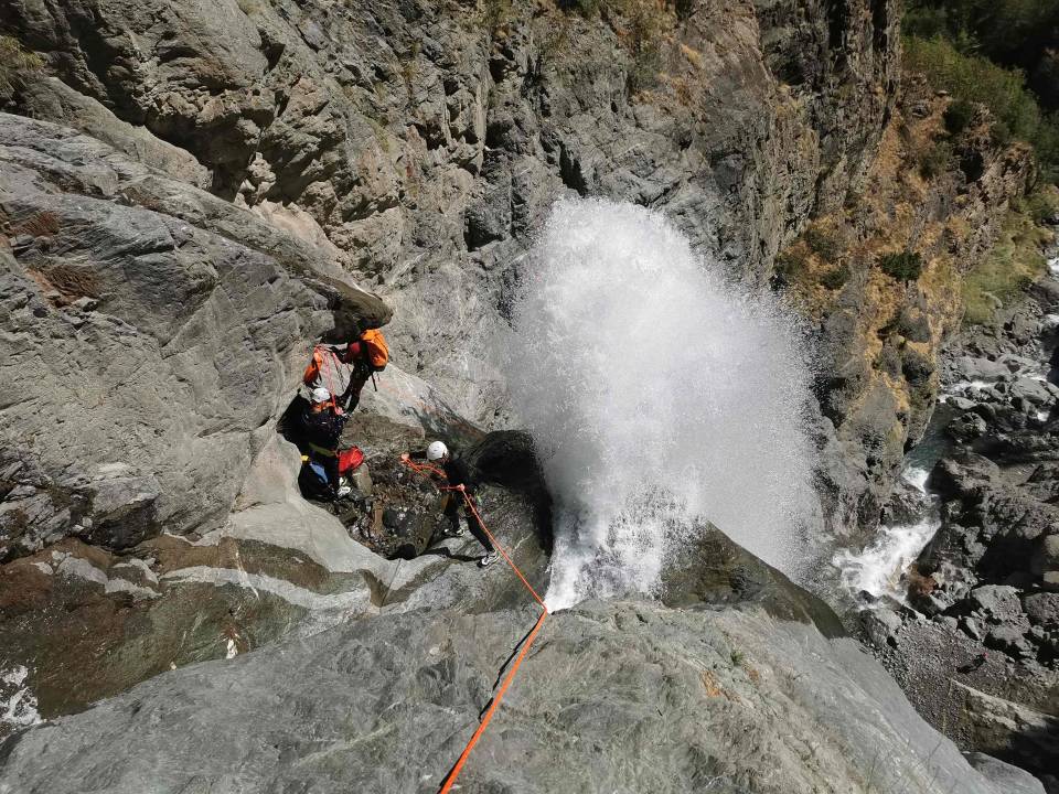 formation canyoning préparation au test d'entrée