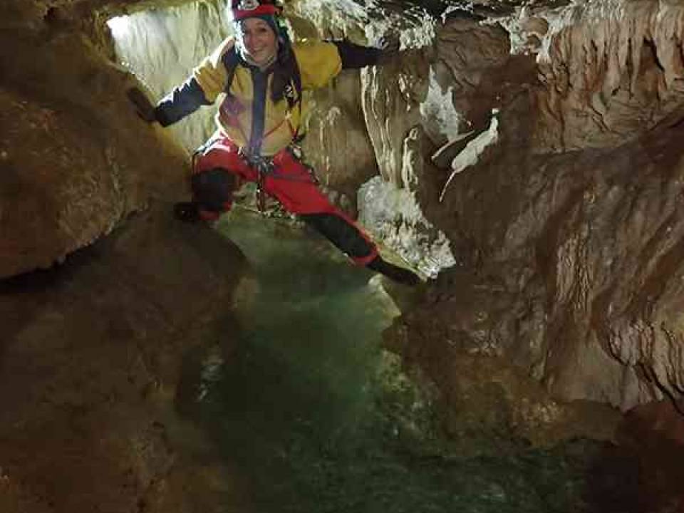 aller retour spéléo pour les experts aux Moustayous