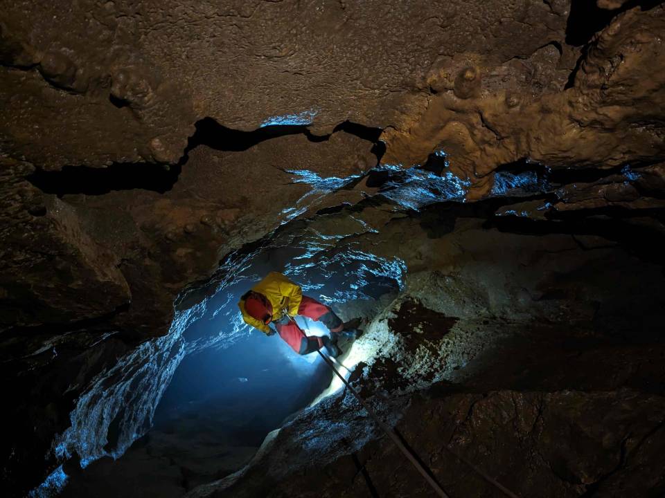 Spéléo découverte de la traversée Hayau