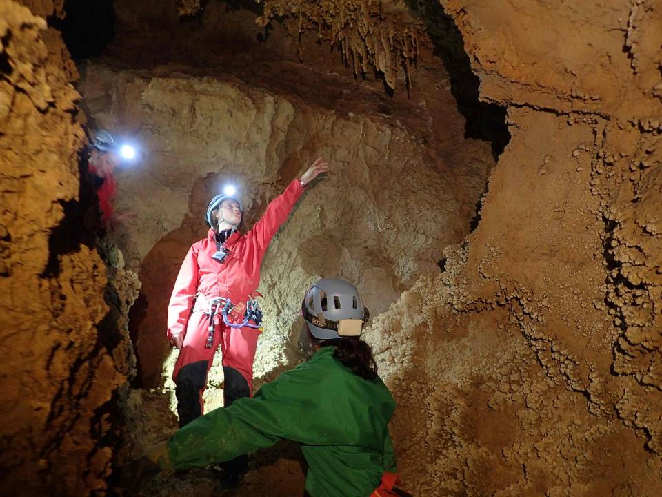 spéléo sportive traversée Espiaube